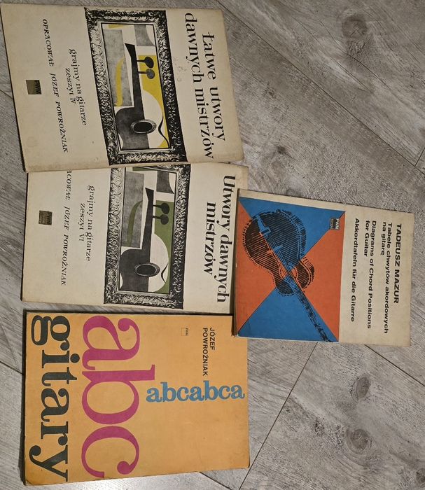 Zestaw kultowych podręczników do gitary - ABC Gitary Powroźniak VINTAG