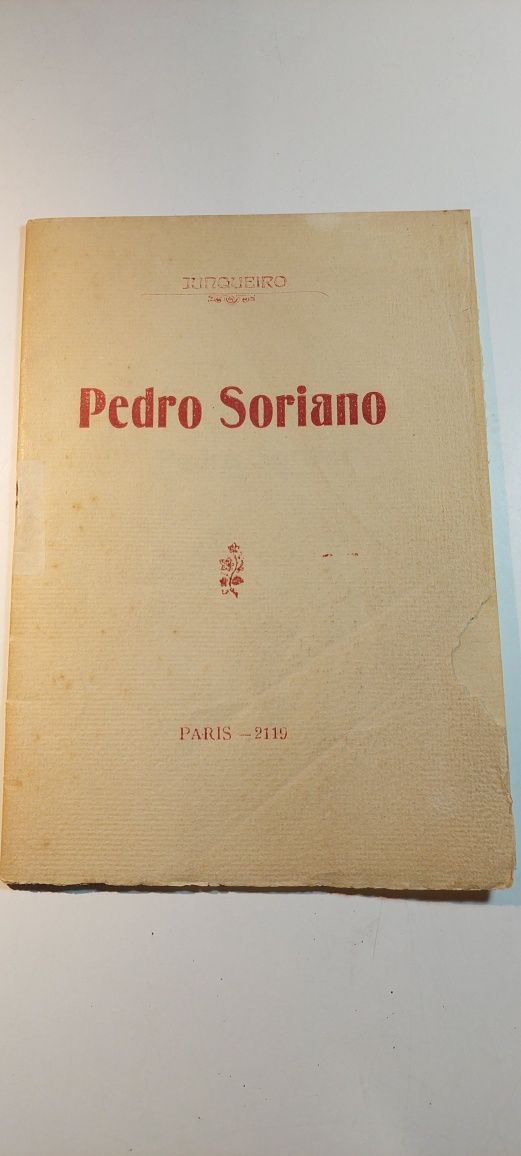 Pedro Soriano - Guerra Junqueiro (1ª edição)