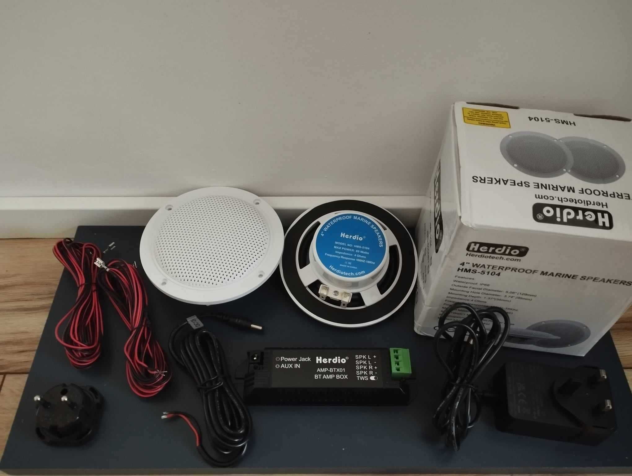 Głośnik HMS-5104 Herdio 160W Bluetooth Biały