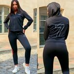 Жіночий спортивний костюм, кофта зіпка + штани, норма і батал, 42-56