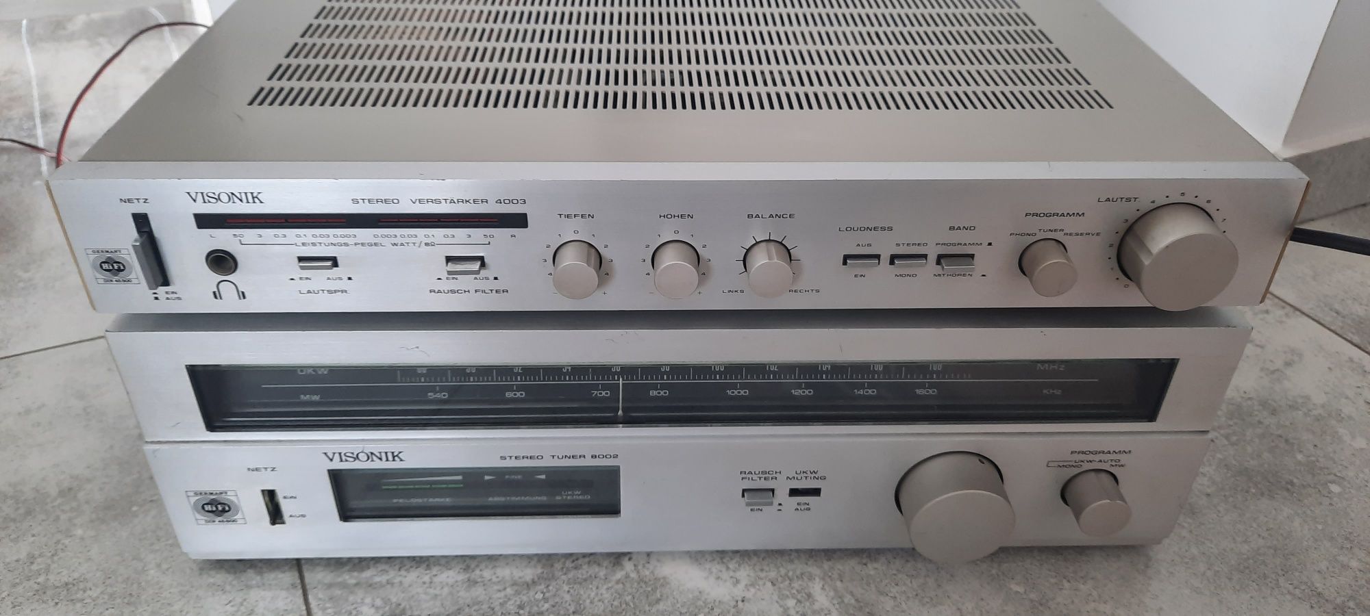 VISONIK wzmacniacz 4003 i tuner 8002