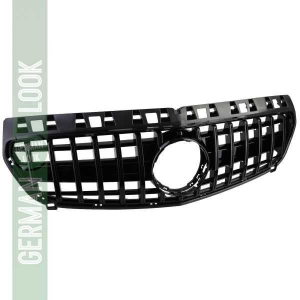 Grelha desportiva preta brilhante para Mercedes Classe A W176 12 a 15