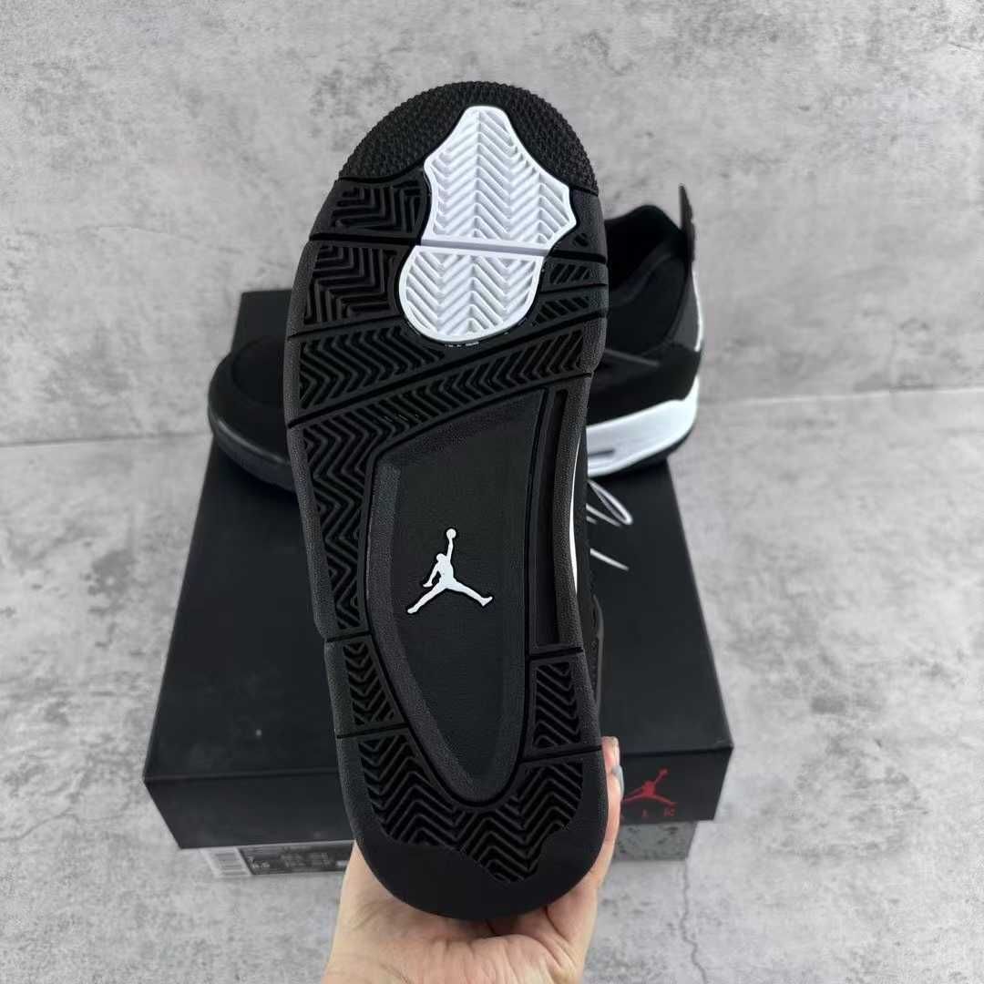 buty Espadryle JordanAirJordan4RetroWhiteThunder Espadryle R. 37.5