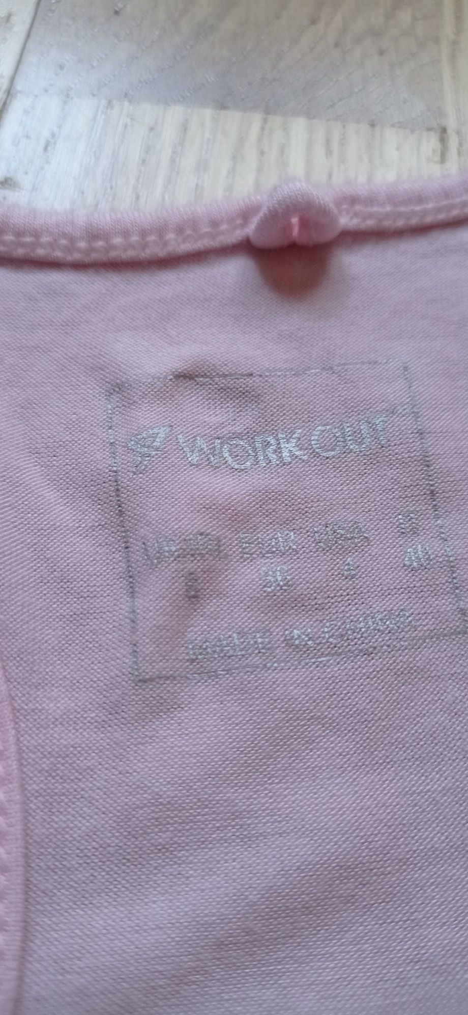 Primark Work Out jasnoróżowa koszulka bokserka, r.36