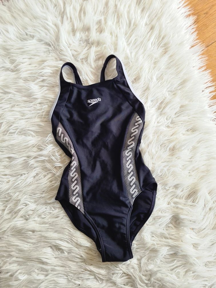 Speedo 128 8 lat strój kąpielowy jednoczęściowy kostium pływacki dla d