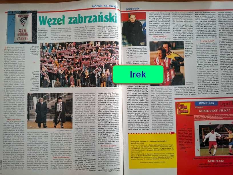 Tygodnik "Piłka Nożna" - rocznik 1997