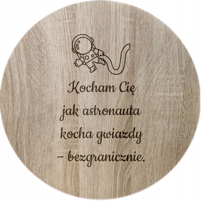 Zestaw Podkładek pod kubek 4 sztuki dla Zakochanych grawerowane