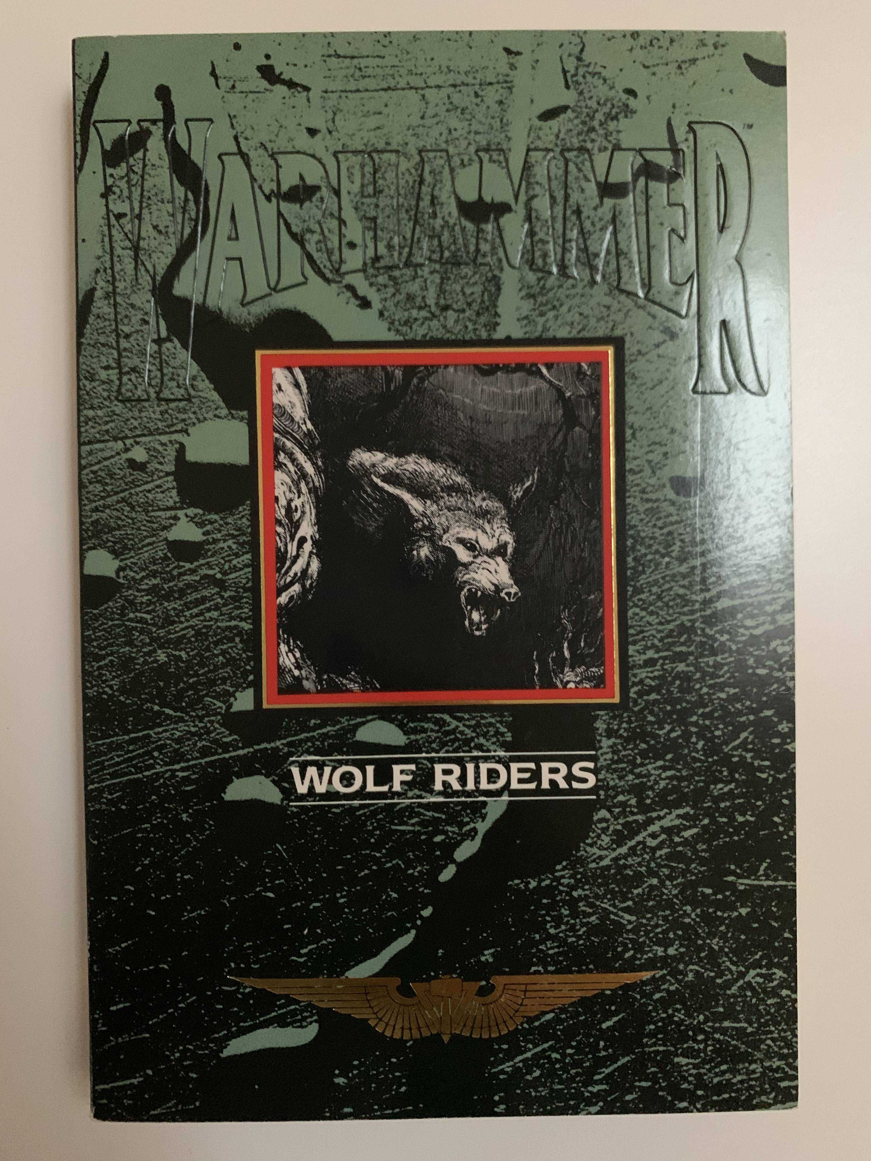 Warhammer: Wolf Riders - pierwsze brytyjskie wydanie 1989 r.