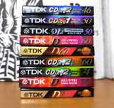 Pack 9x Cassetes TDK Novas e Seladas