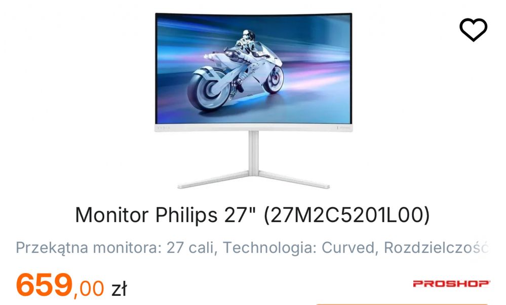 Monitor Philips 27" (27M2C5201L00)