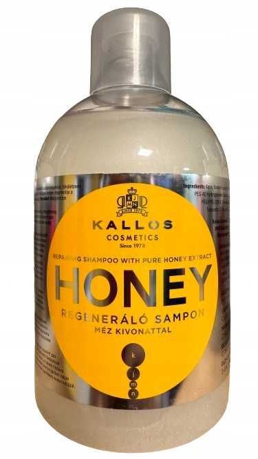 Kallos szampon 1000ml Honey regeneracja nawilżenie