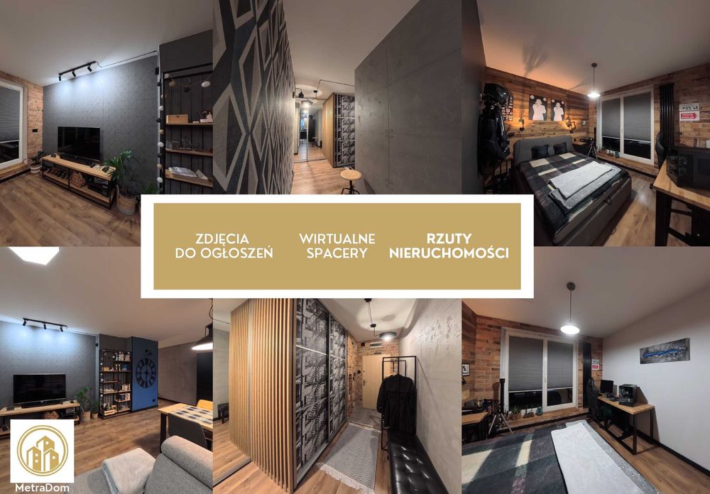 Wirtualne spacery Warszawa / Zdjęcia nieruchomości / Rzuty mieszkań