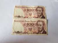 Banknot 100zł 1988r