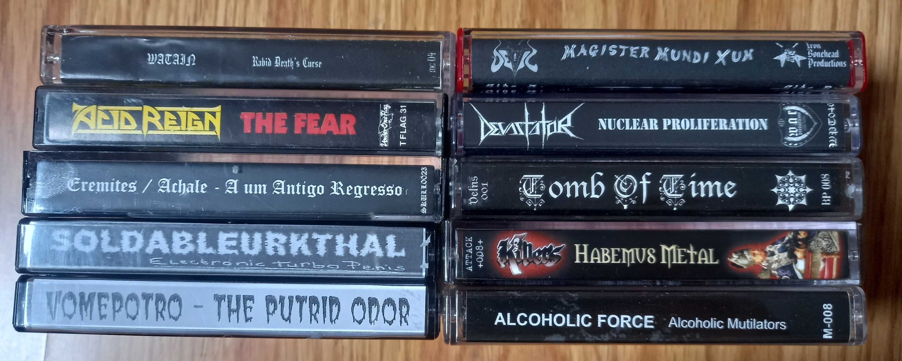 Cassetes Heavy Black Death Thrash Metal