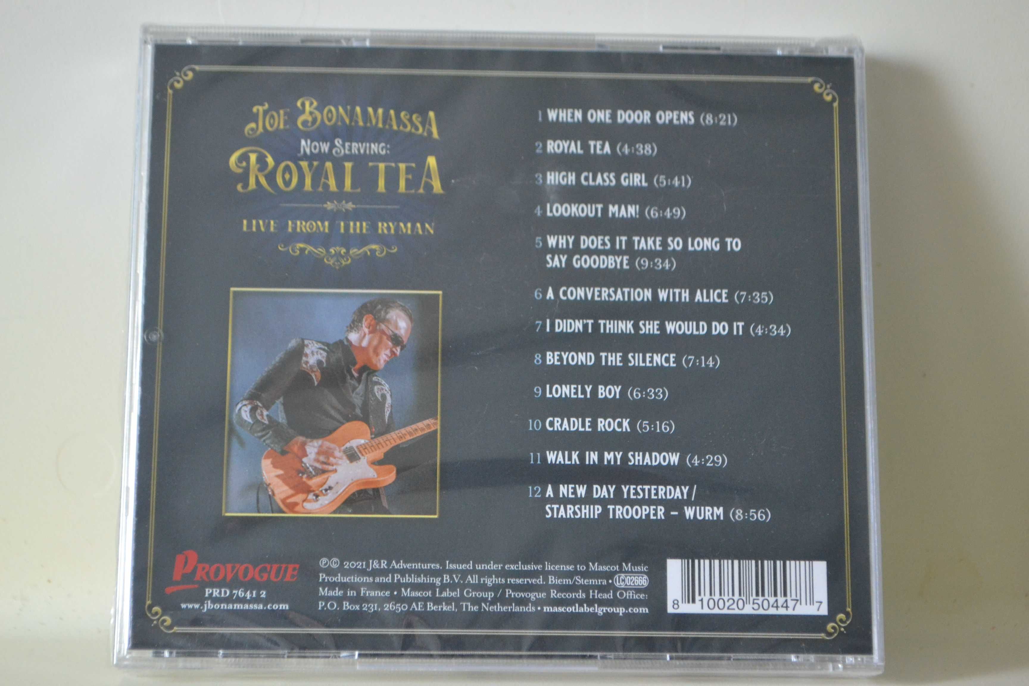 Joe Bonamassa  Royal Tea Live From The Ryman  CD nowa