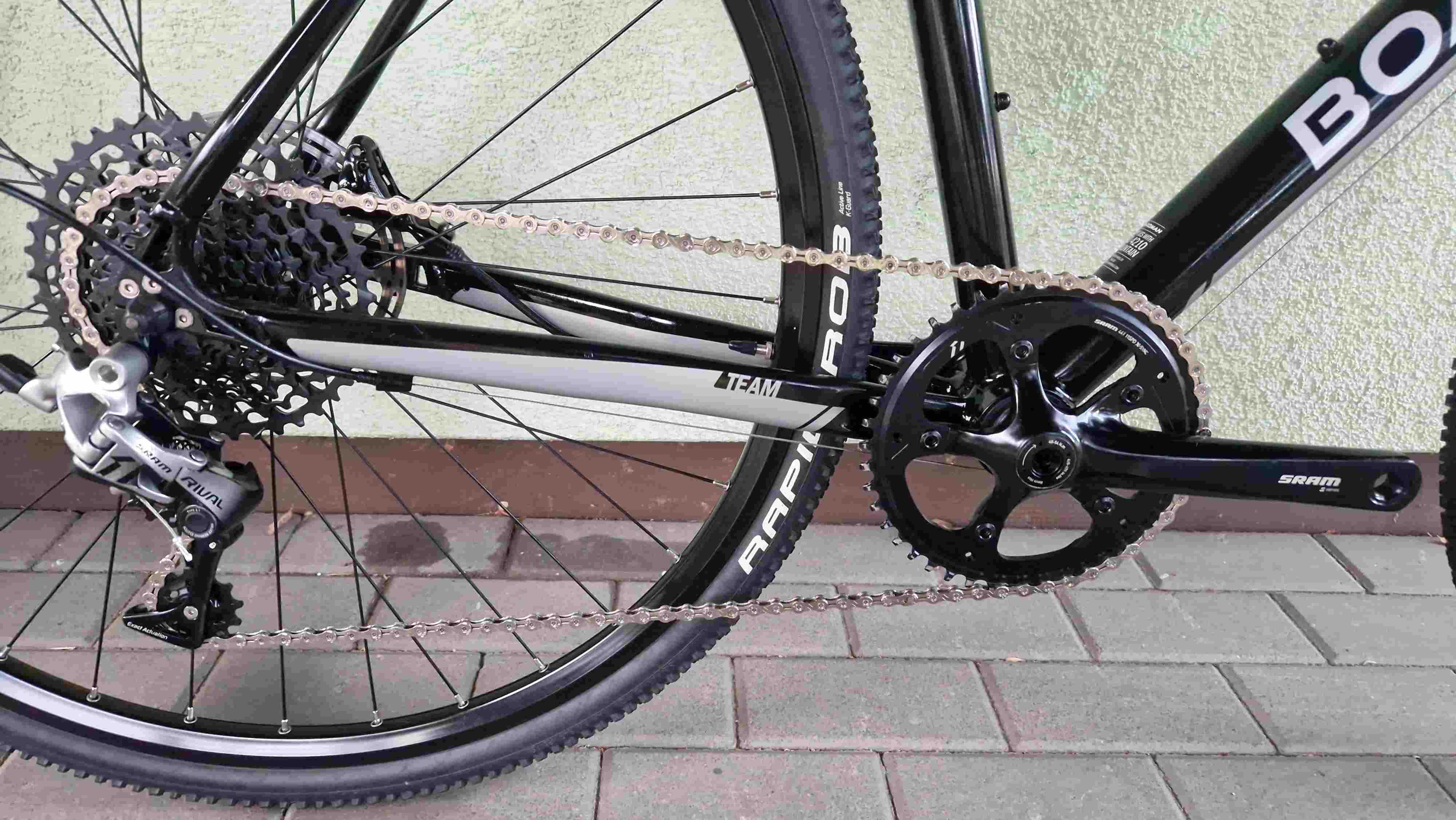 BOARDMAN sram RIVAL 1x11 hydraulik alu CARBON gravel r53 i 50