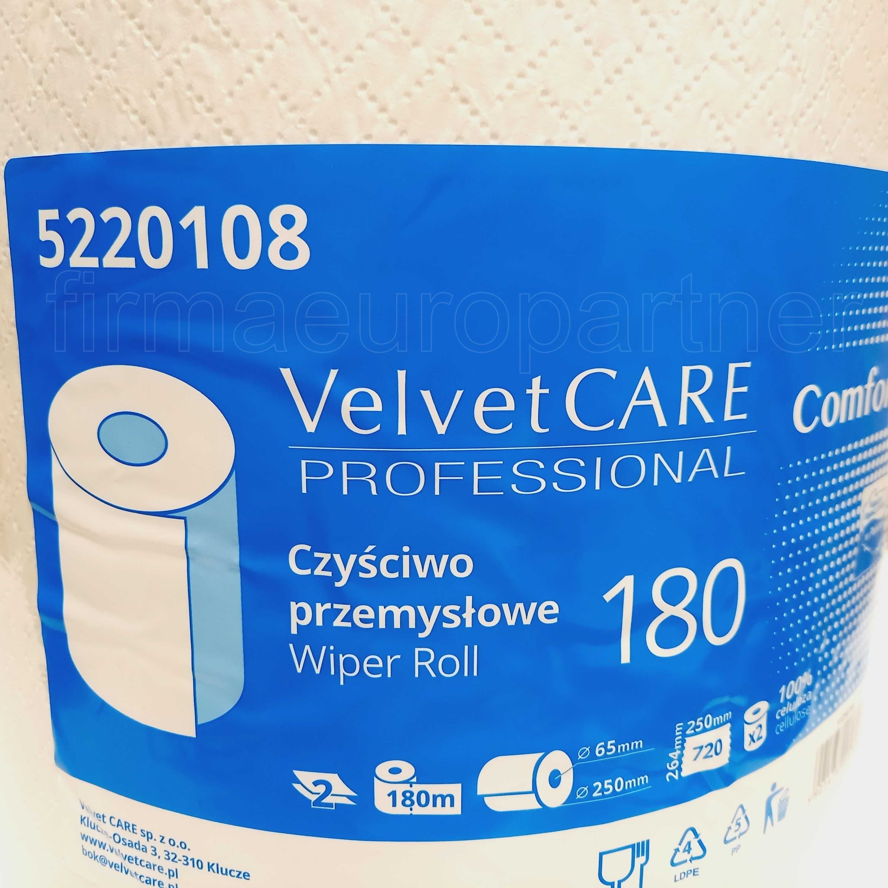 Czyściwo papierowe Velvet 2x180m (360m) celuloza* europartnersklep.pl