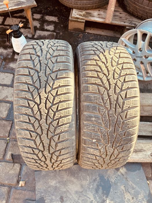 185/55r15 nokian zimowe  rok 2021 2szt 7mm