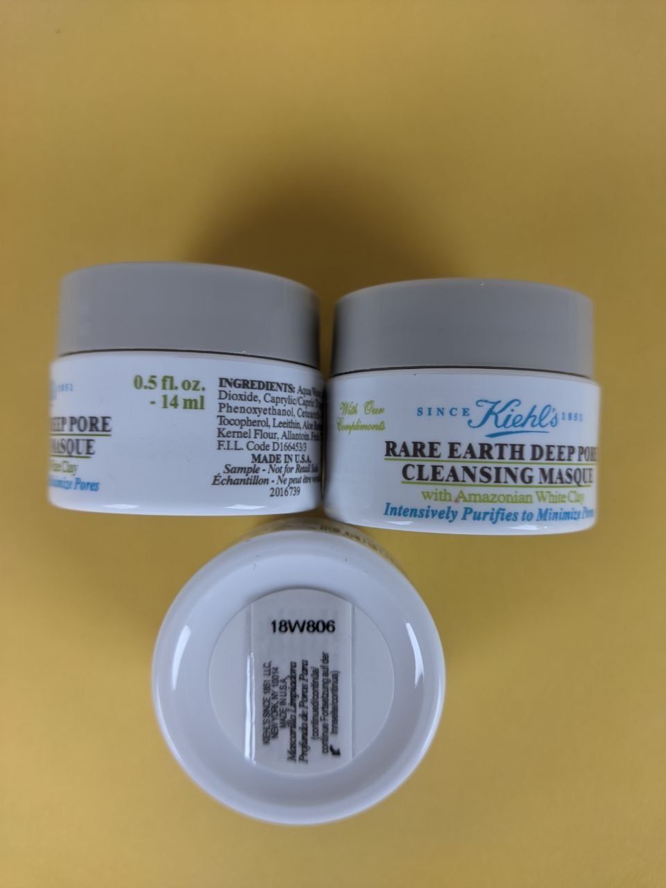 Kiehl´s  Rare Earth Deep Pore Cleansing Masque,14 мл-маска для очищен