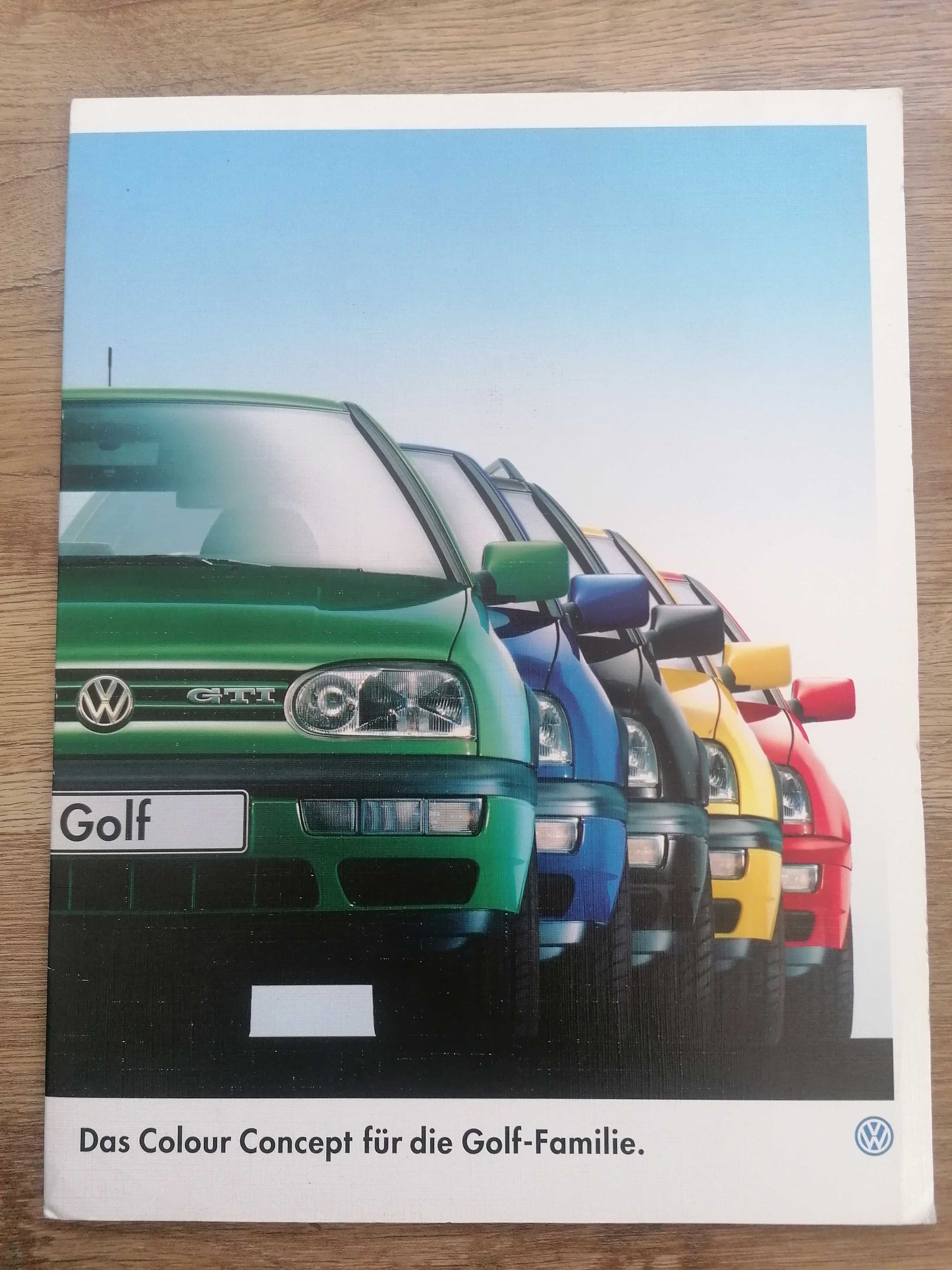 Prospekt VW Golf III Color Concept