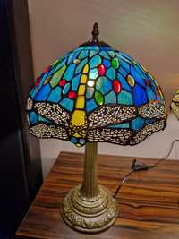 Witrażowa lampa Dragonfly. Lampa ważka