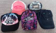 Czapka vans, tommy hilfiger, h&m, cena za 5szt