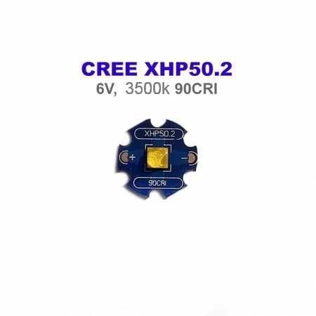 Світлодіод Cree XHP50.2  6V CRI 90 на мідній підкладці 21мм
