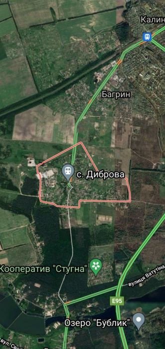 Продаж земельної ділянки с. Діброва Васильківський р-н