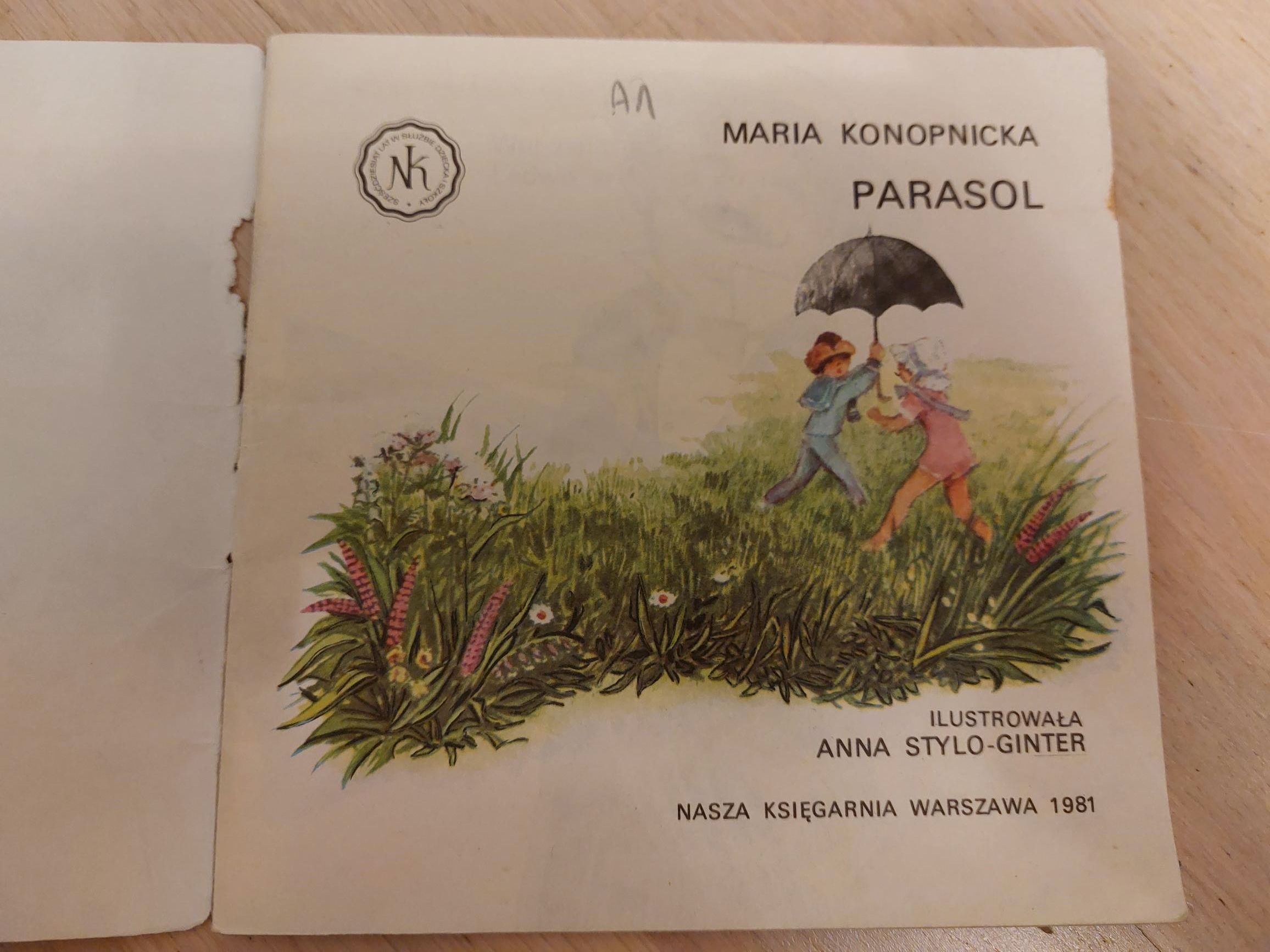 Maria Konopnicka, Parasol, książka, NK 1981