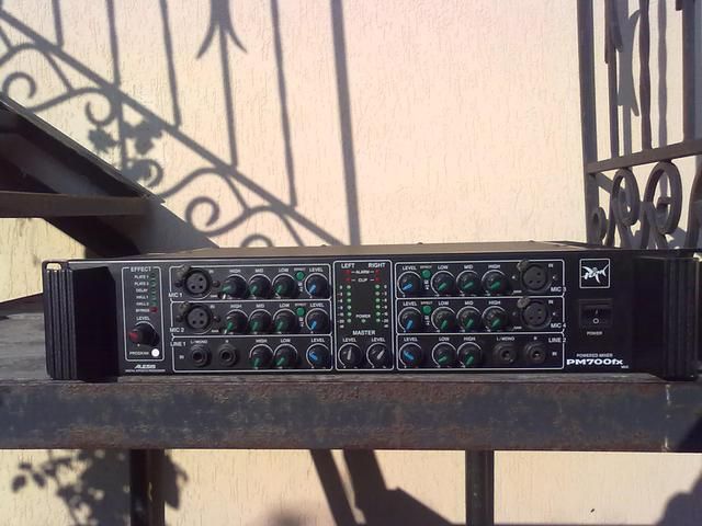 Акустическая акустична система 1Кв + усилитель микшер Park Audio PM700