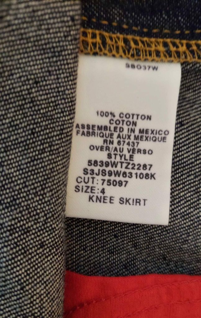 Spódnica jeansowa firmy Ralph Lauren. Rozmiar 4. Stan bdb.