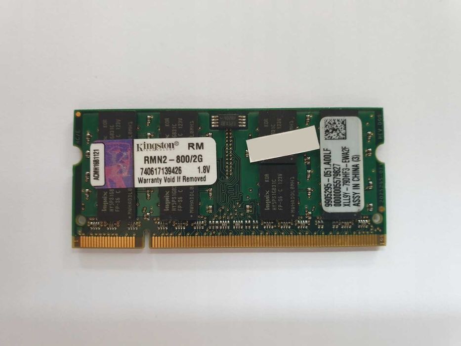 Memória  de 2 GB, DDR2 800 MHz - Kingston RMN2-800/2G