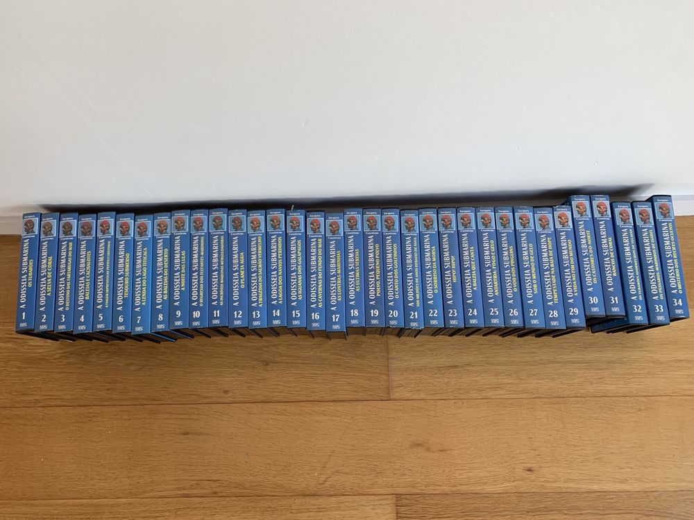 Colecão VHS Odiaseia Submarina Jaques Cousteau