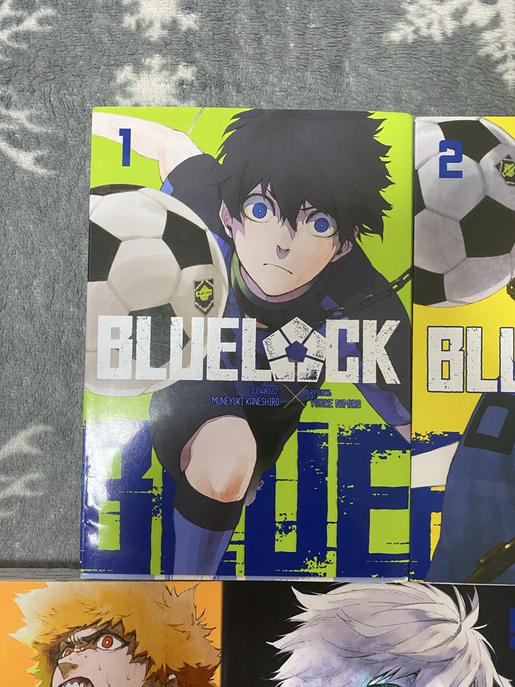Manga Blue Lock tom 1, 2, 3, 4, 5, 7, 8 – jak nowe!