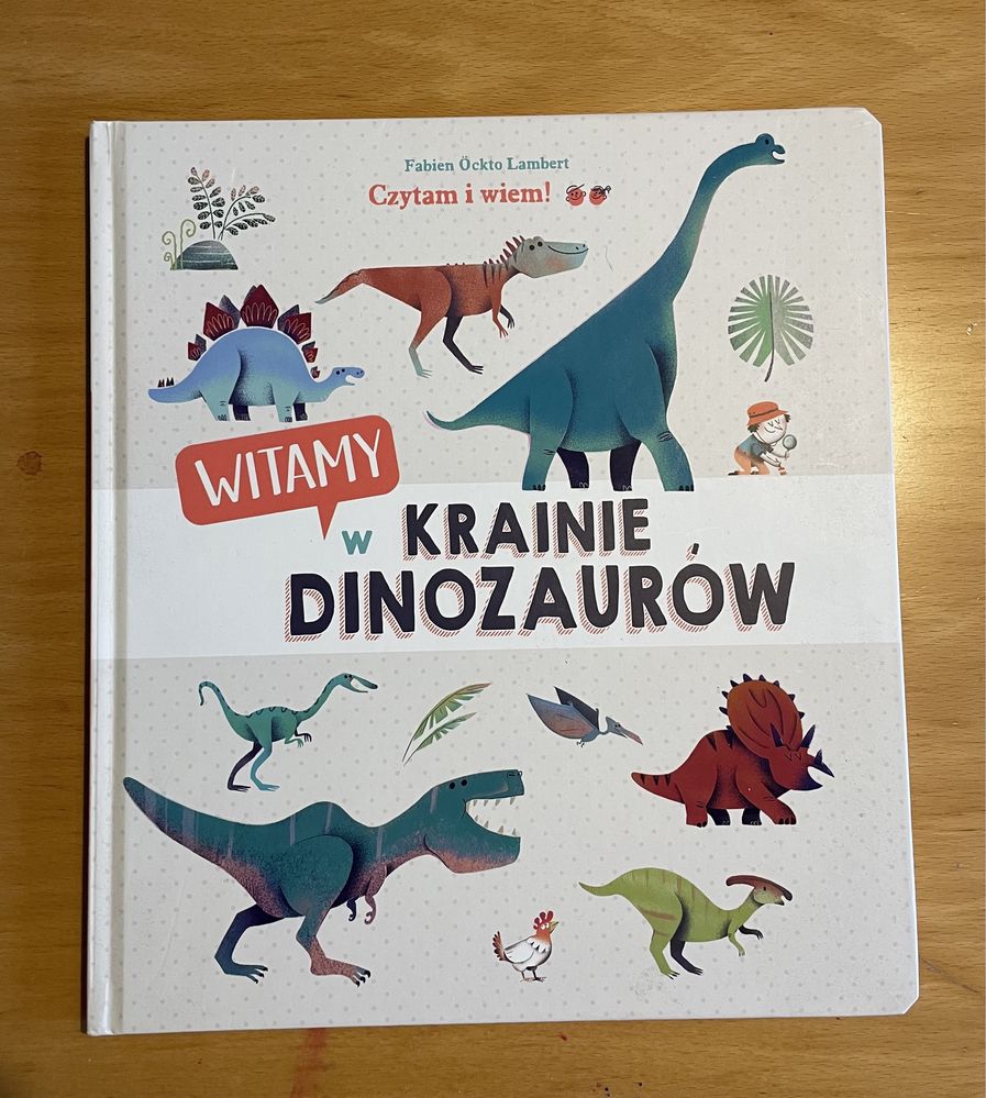 Książki o dinozaurach -zestaw dinozaury
