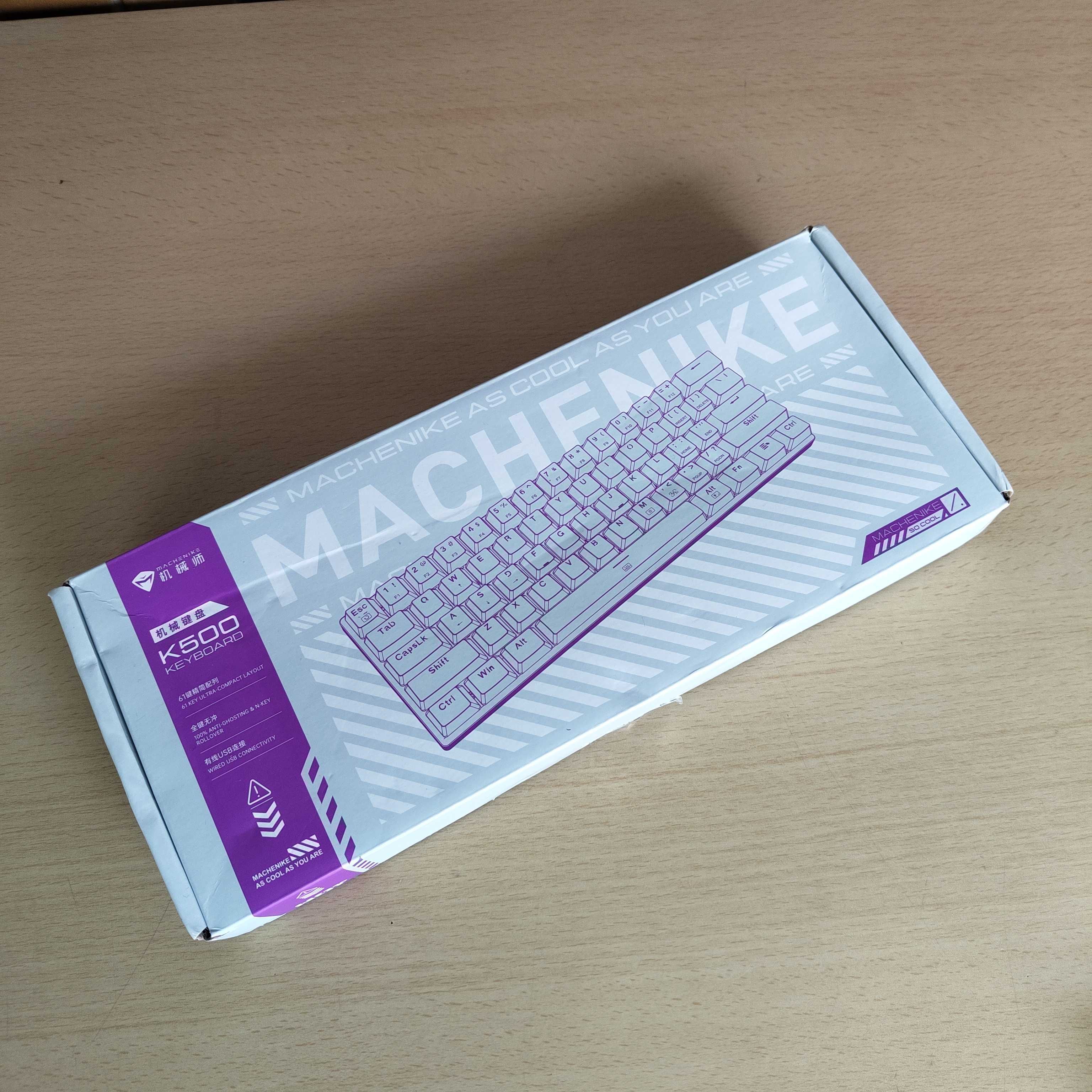Teclado Mecânico Machenike K500-B61 Formato 60%