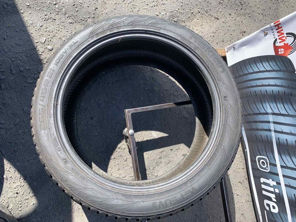 Шини 265/45 R21 пара Nokian 7мм, зима, 2021рік