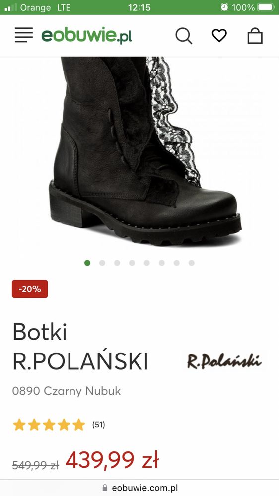 Buty zimowe R. Polański rozmiar 36