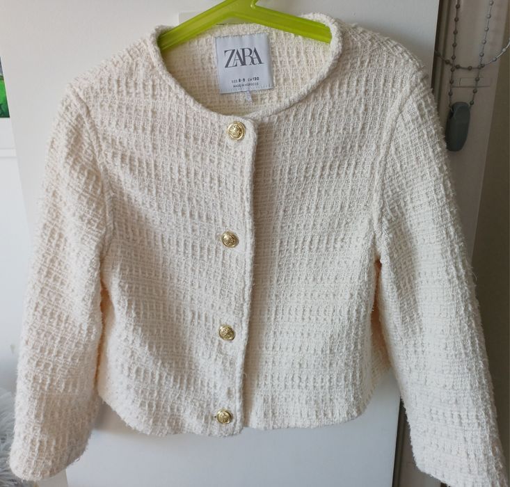 Marynarka dziewczeca Zara r 140 elegancka