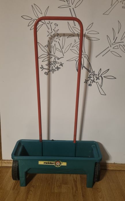 Siewnik do trawy nawozu ogrodowy regulowany Meister