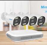 KIT Vídeo Vigilância Wi-Fi * 4 Câmaras 3MP 1560P * Visão Noturna Cores
