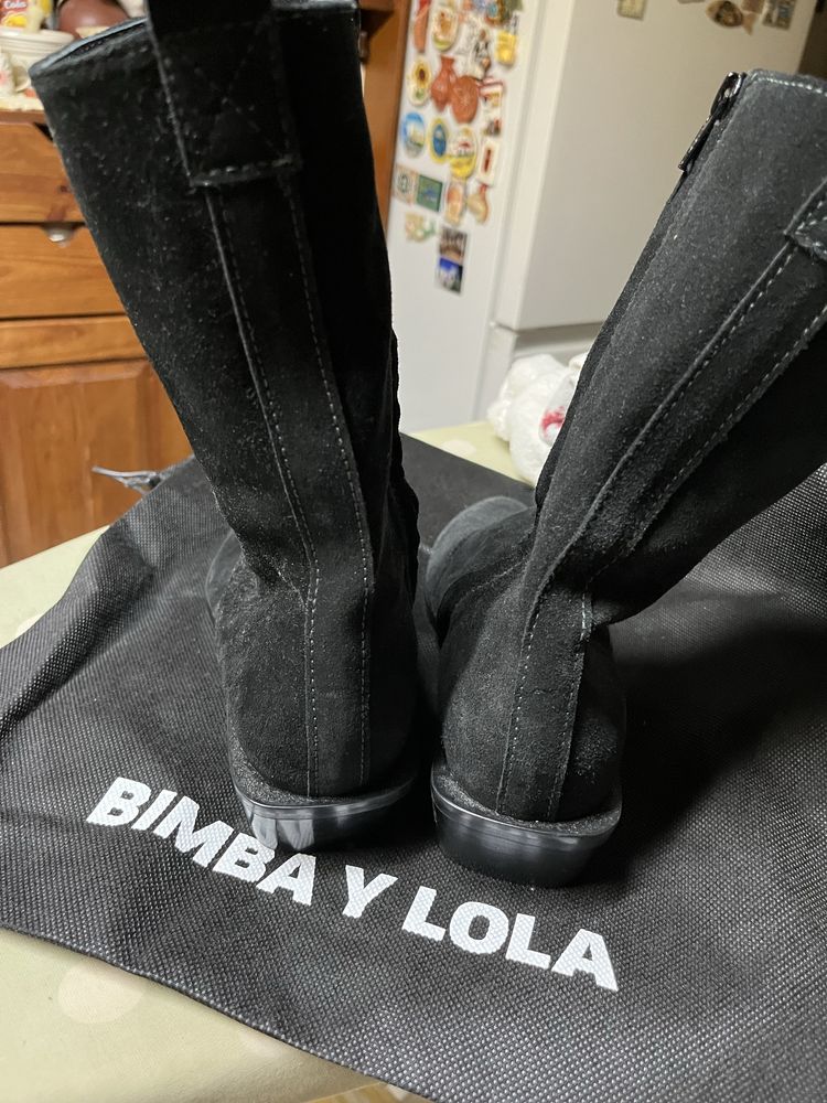 Botas Bimba Y Lola 39 preto texanas