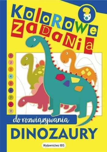 Kolorowe zadania do rozwiązywania. Dinozaury - praca zbiorowa