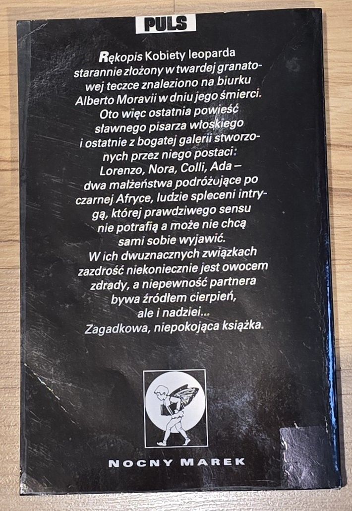 Alberto Moravia Kobieta leopard i 1934 Zestaw 2. książek *