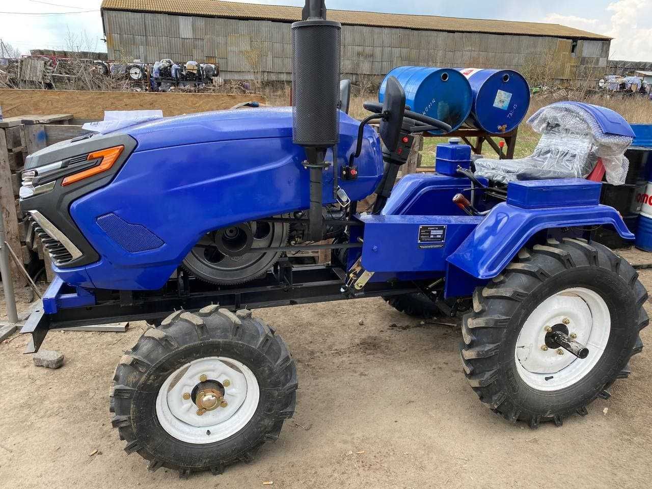 Мототрактор ЗУБР-250 Z+Плуг 2-х корп,Фреза,Доставка,ЗІП,Кредит!