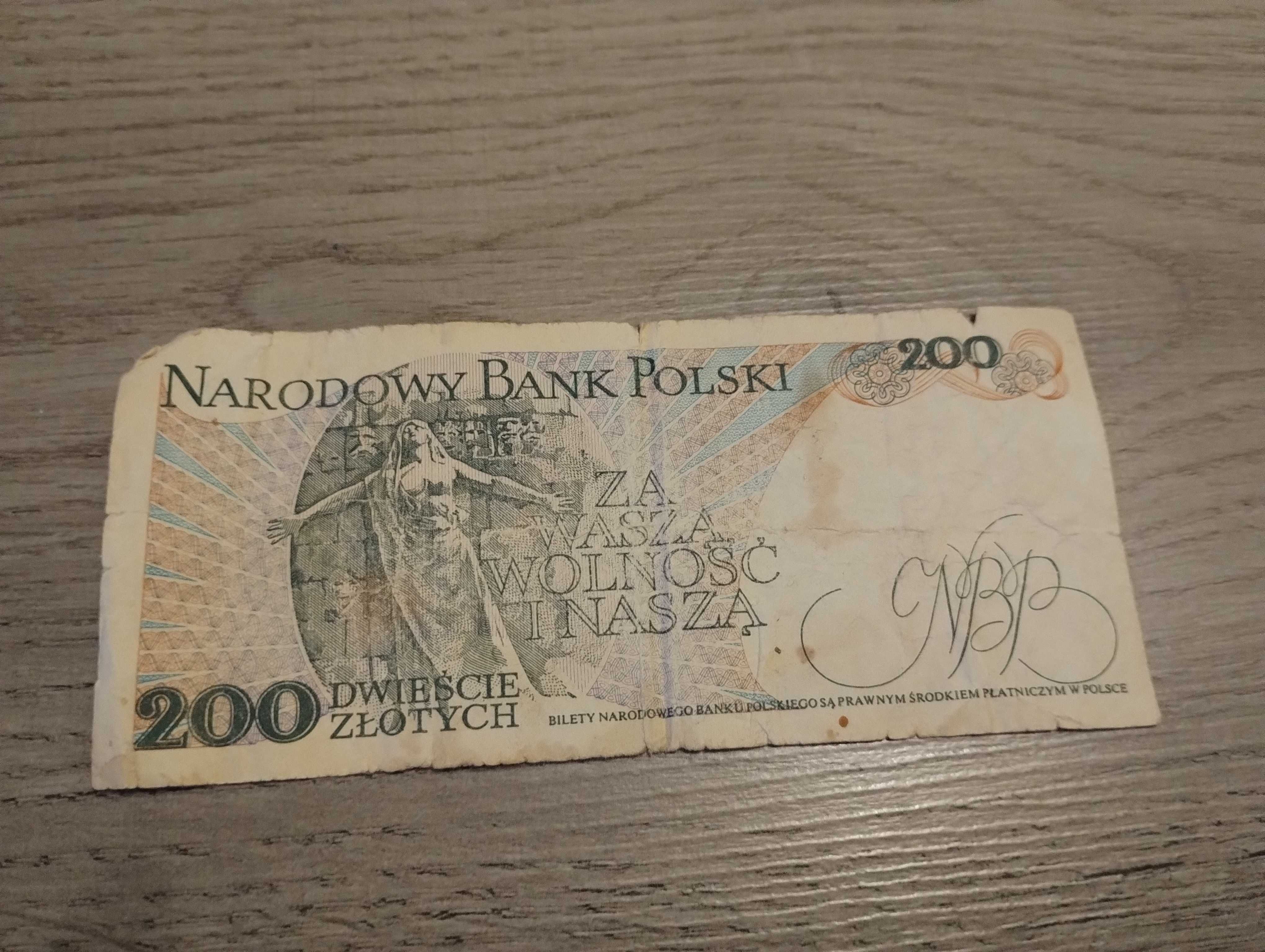 Banknot 200 Złotych PRL