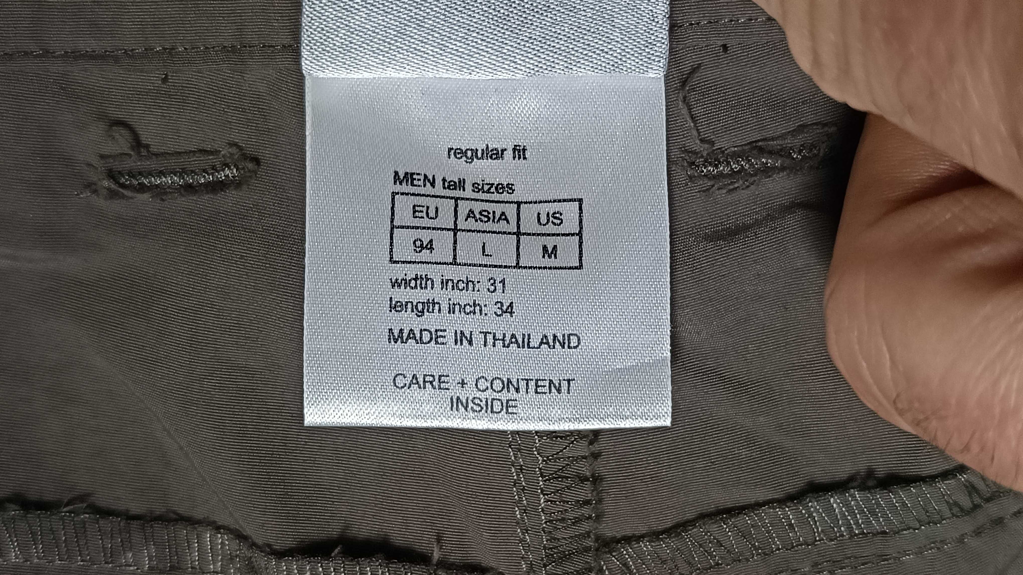 Męskie spodnie funkcyjne 2w1 JACK WOLFSKIN r.M stan bardzo dobry