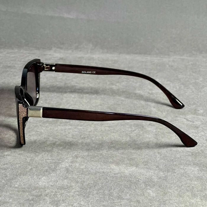 Бордові жіночі окуляри для зору в пластиковій оправі.+ та -Код 8002 С2