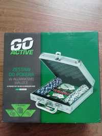 Nowy zestaw do pokera w aluminiowej walizce