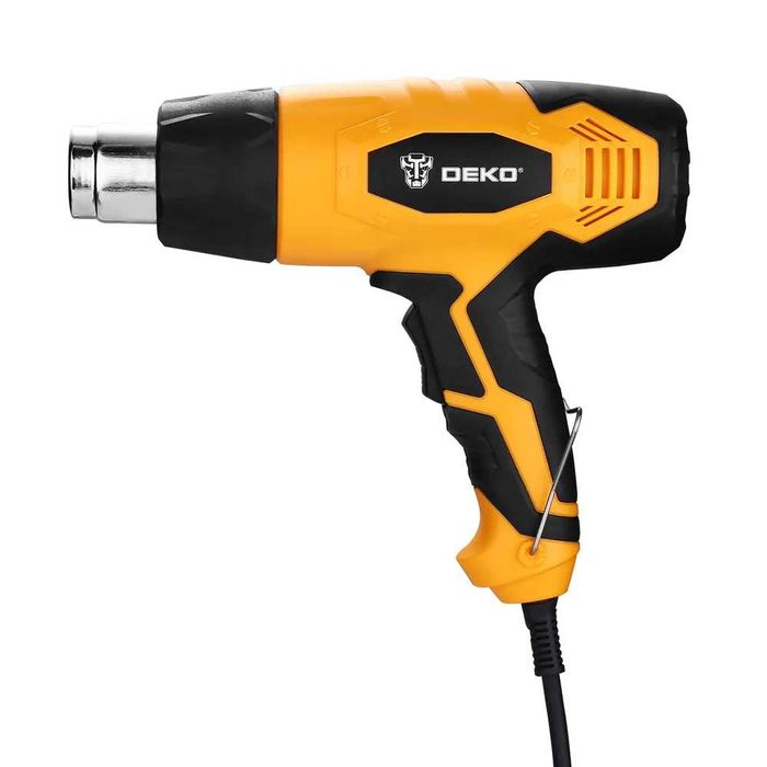 Технічний будівельний фен DEKO 2500Вт 300-600C 4 насадки кейс PL